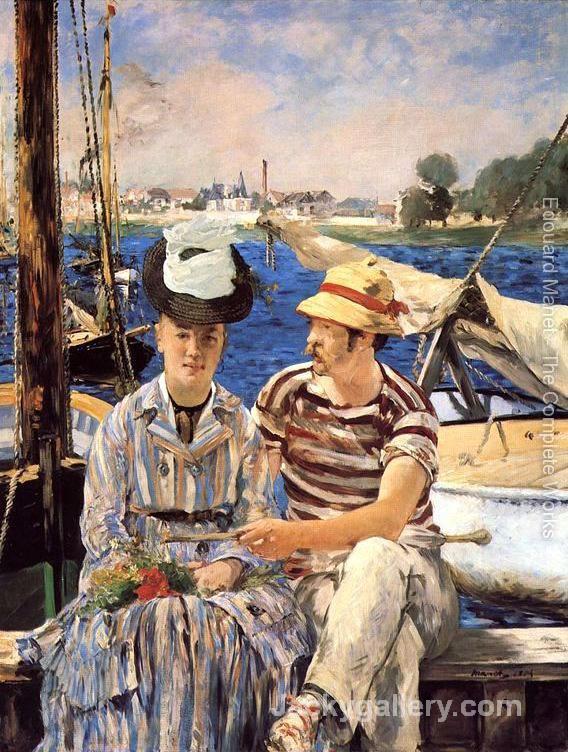 Argenteuil by Edouard Manet paintings reproduction